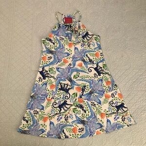 Gingy Cape May tropical halter dress. Women’s size XS.